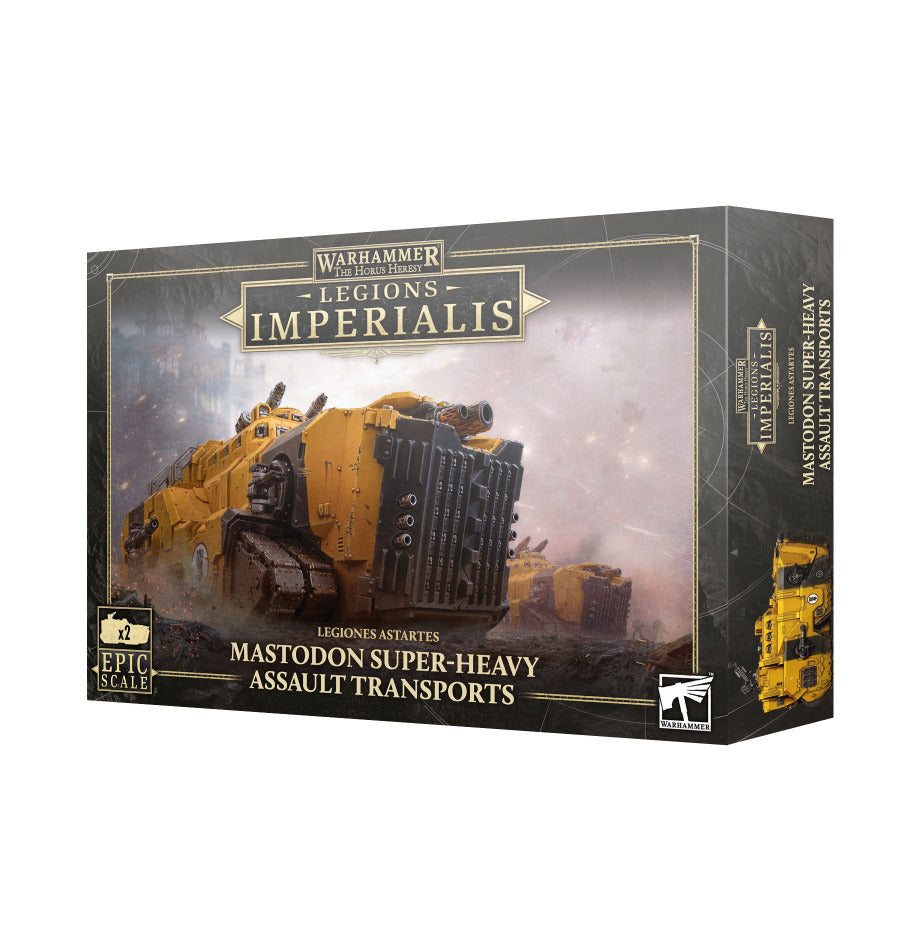 Warhammer Legions Imperialis: Mastodon Super-heavy Assault Transports (ONLINE ORDER ONLY)