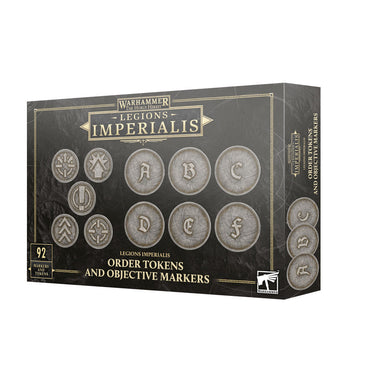 Warhammer Legions Imperialis: Order Tokens & Objective Markers (ONLINE ORDER ONLY)