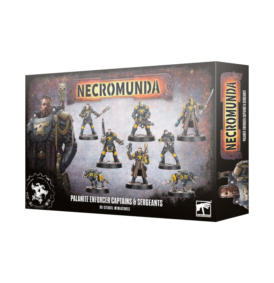 Necromunda: Palanite Enforcer Captains & Sergeants (ONLINE ORDER ONLY)