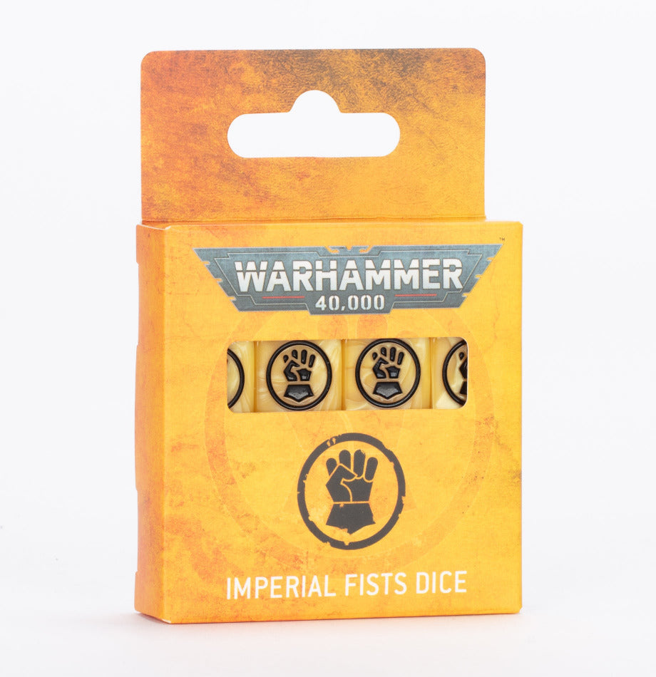 Warhammer 40K: Imperial Fists - Dice Set (ONLINE ORDER ONLY)