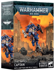 Warhammer 40K: Space Marines - Captain with Jump Pack and Relic Shield