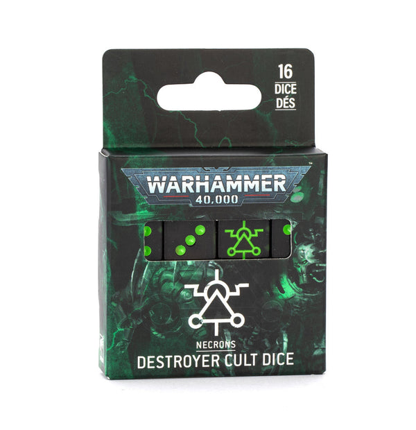 Warhammer 40K: Necrons - Destroyer Cult Dice Set (ONLINE ORDER ONLY)