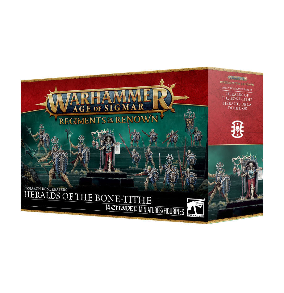 Warhammer: Ossiarch Bonereapers Regiments of Renown - Heralds of the Bone Tithe
