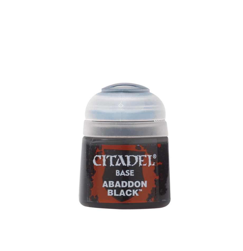 Citadel Color: Base - Abaddon Black (ONLINE ORDER ONLY)
