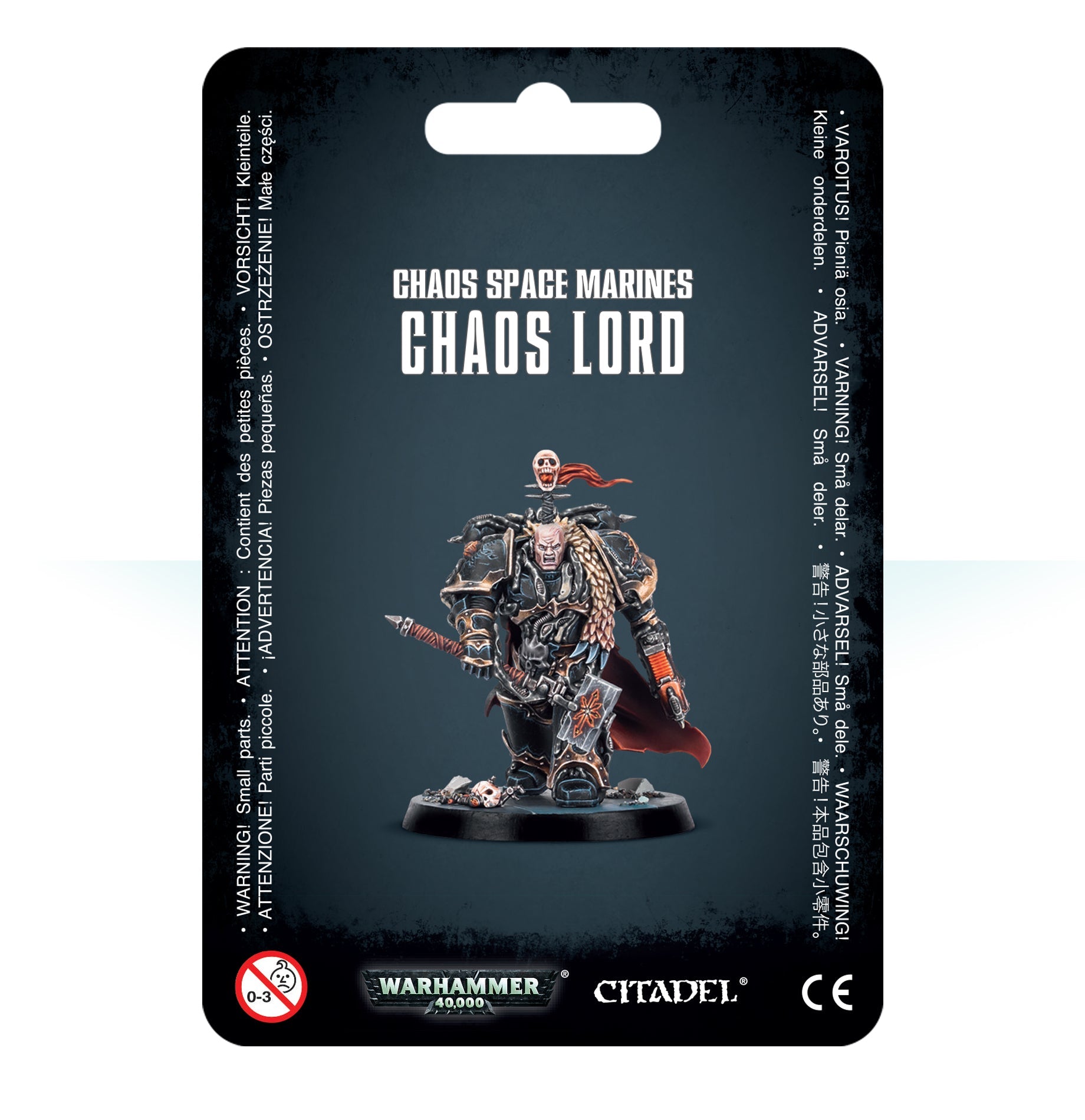 Warhammer 40K: Chaos Space Marines - Chaos Lord in Terminator Armour (ONLINE ORDER ONLY)