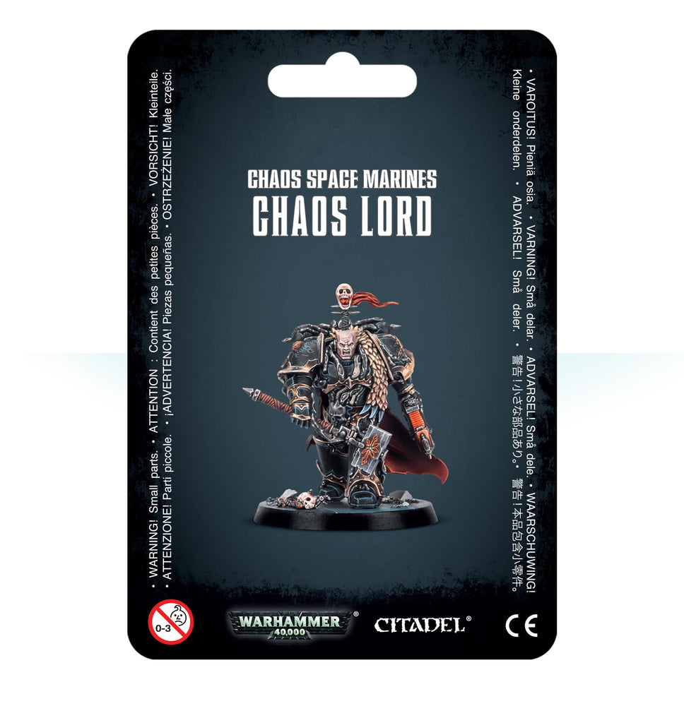Warhammer 40K: Chaos Space Marines - Chaos Lord in Terminator Armour (ONLINE ORDER ONLY)
