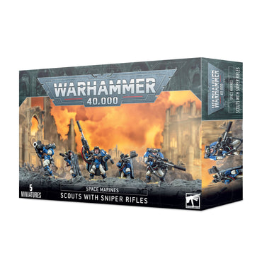 Warhammer 40K: Space Marines Scouts with Sniper Rifles (ONLINE ORDER ONLY)