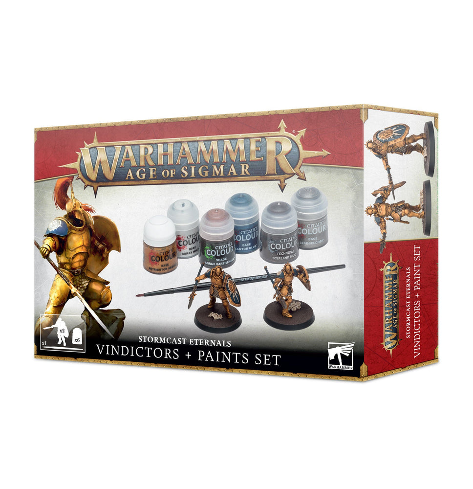 Warhammer: Stormcast Eternals - Paint Set (ONLINE ORDER ONLY)