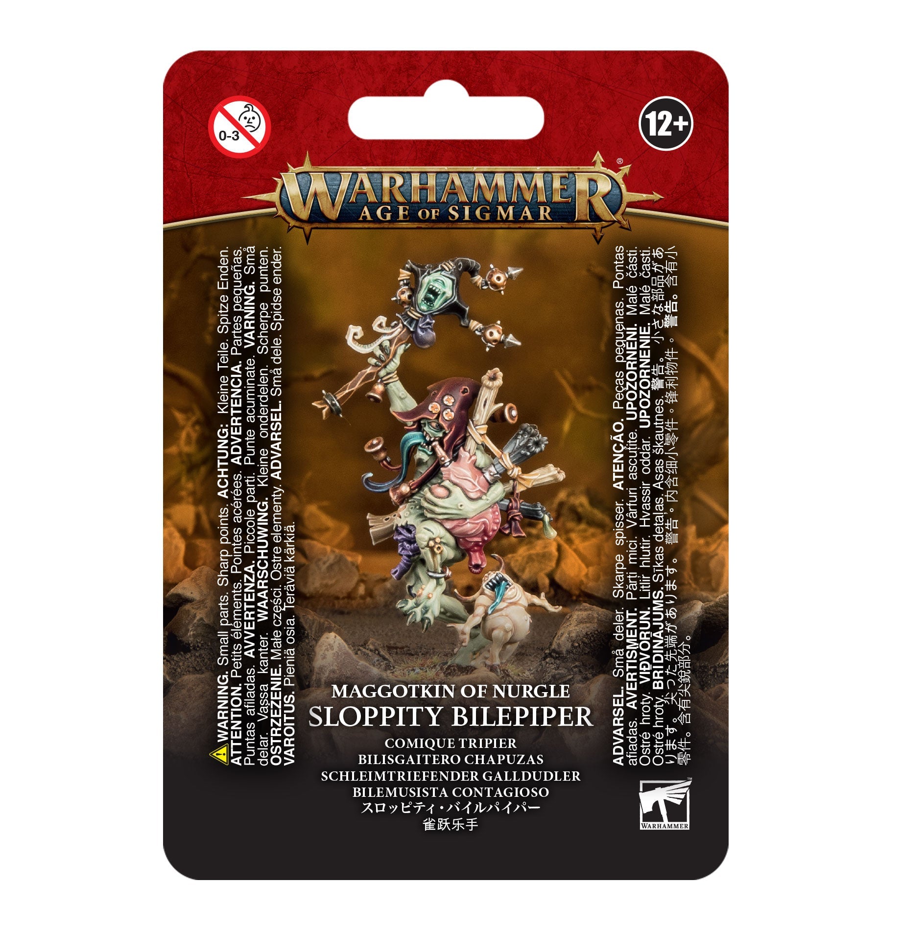 Warhammer 40K: Chaos Daemons Nurgle - Sloppity Bilepiper (ONLINE ORDER ONLY)
