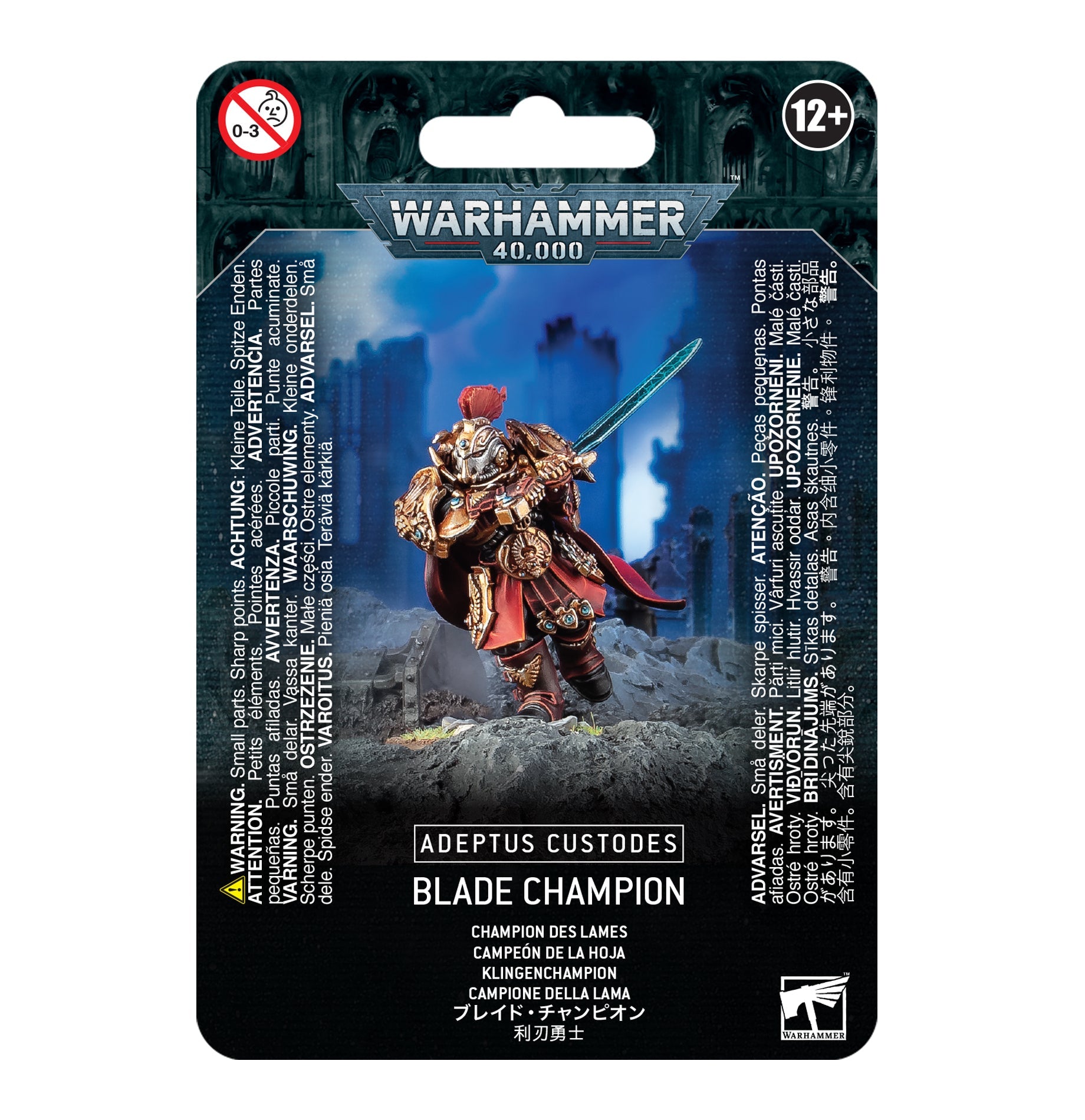 Warhammer 40K: Adeptus Custodes - Blade Champion (ONLINE ORDER ONLY)