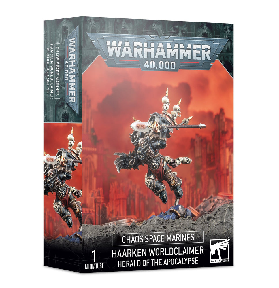 Warhammer 40K: Chaos Space Marines - Haarken Worldclaimer, Herald of the Apocalypse (ONLINE ORDER ONLY)