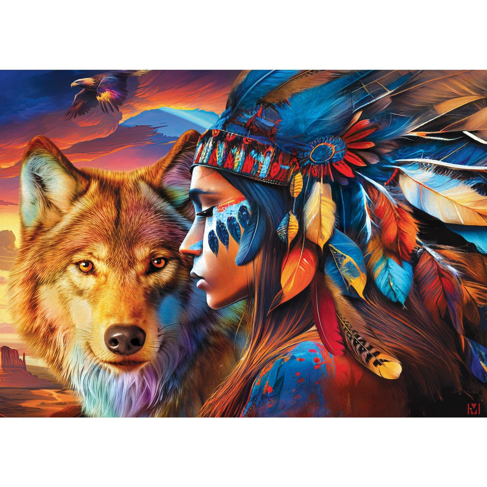 Tribal Spirit - Spirit of the Wilderness 500 Piece Jigsaw Puzzle (ONLINE ORDER ONLY)