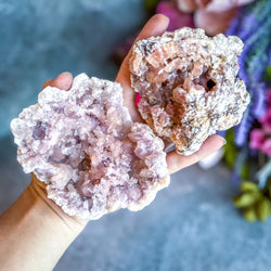 Large Raw Pink Amethyst Geodes from El Choique Mine Argentina (ONLINE ORDER ONLY)