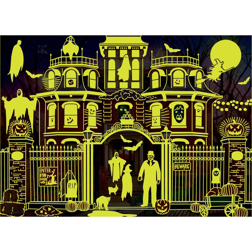 Glow in the Dark - Haunted House on the Hill 1000 Piece Jigsaw Puzzle (ONLINE ORDER ONLY)