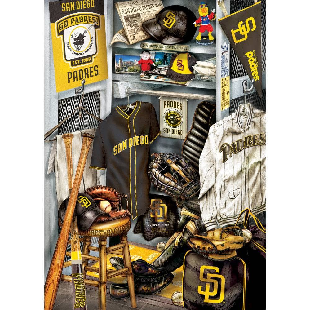 San Diego Padres - Locker Room 500 Piece Jigsaw Puzzle (ONLINE ORDER ONLY)