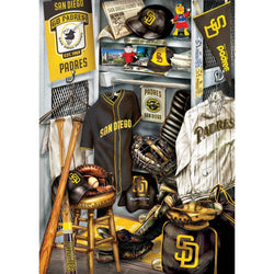San Diego Padres - Locker Room 500 Piece Jigsaw Puzzle (ONLINE ORDER ONLY)