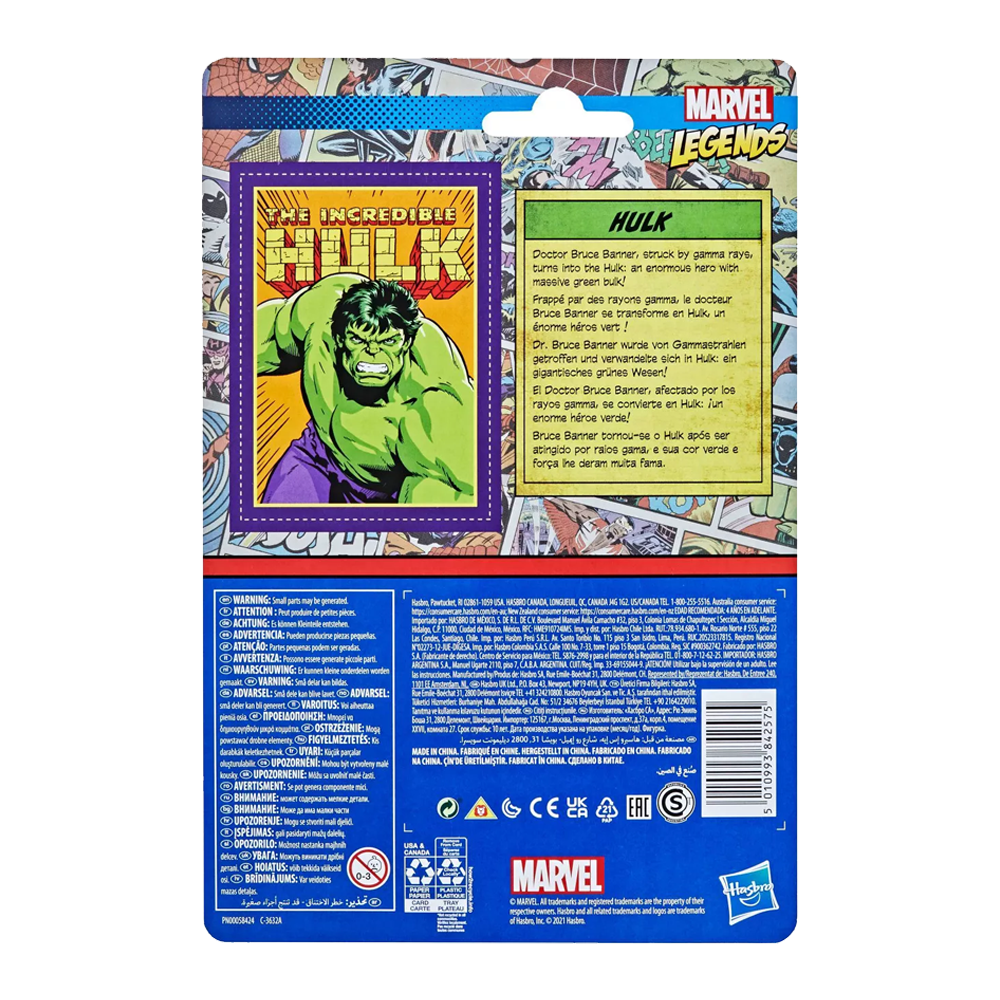 Retro Collection Marvel Legends - Hulk 3.75-inch Action Figure (ONLINE ORDER ONLY)