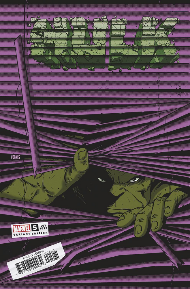 Hulk #5 C Jorge Fornes Window Shades Variant (03/30/2022) Marvel (ONLINE ORDER ONLY)