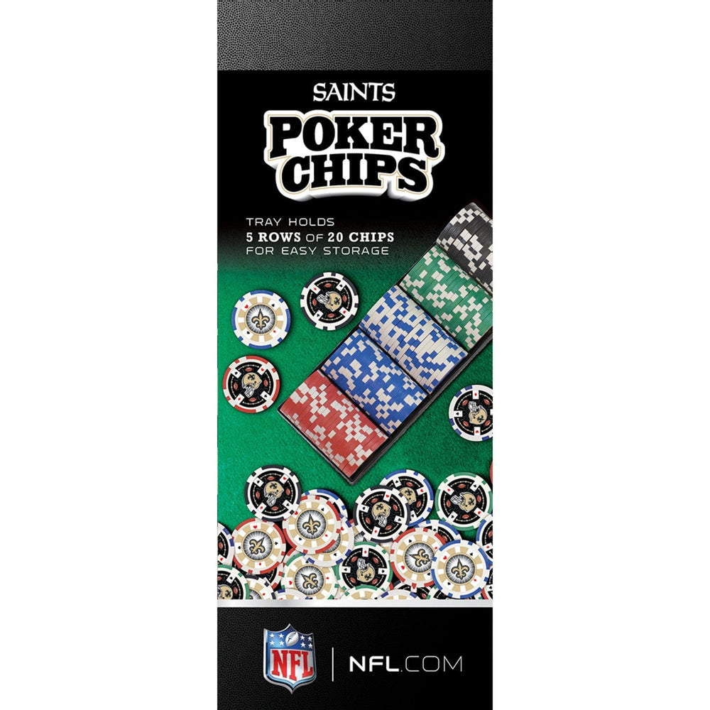 New Orleans Saints 100 Piece Poker Chips (ONLINE ORDER ONLY)