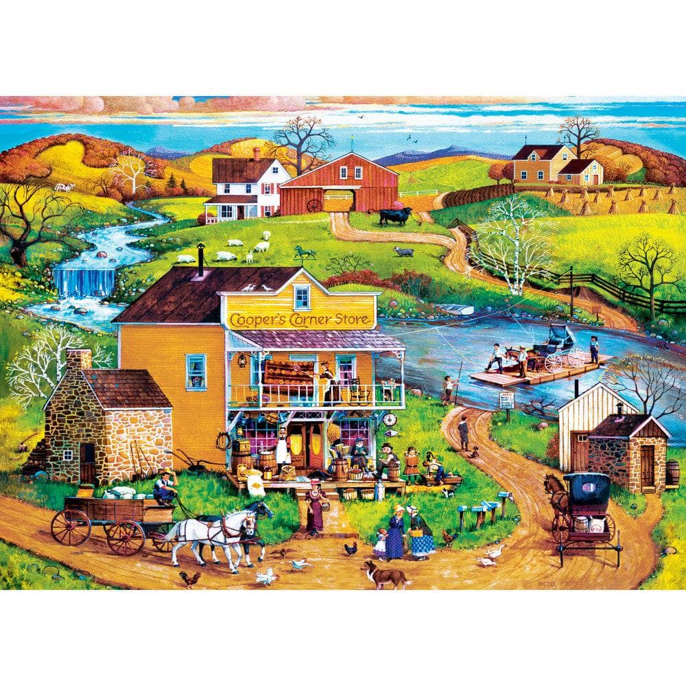 Americana - Cooper's Corner 500 Piece EZ Grip Jigsaw Puzzle (ONLINE ORDER ONLY)