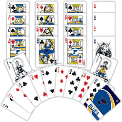 St. Louis Blues Playing Cards - 54 Card Deck (ONLINE ORDER ONLY)