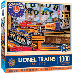 Lionel Trains - Lionel Dreams 1000 Piece Jigsaw Puzzle (ONLINE ORDER ONLY)