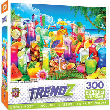 Trendz - Umbrella Drinks 300 Piece EZ Grip Jigsaw Puzzle (ONLINE ORDER ONLY)