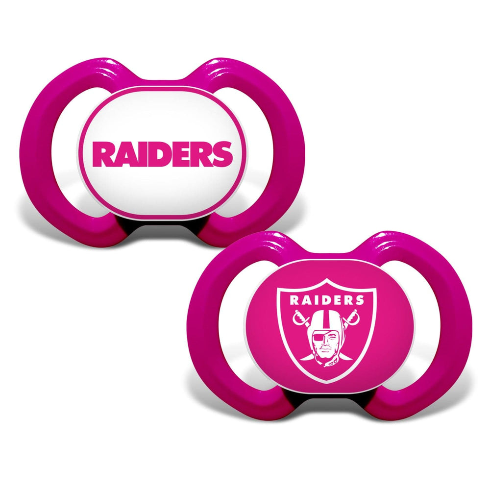Las Vegas Raiders - Pink Pacifier 2-Pack (ONLINE ORDER ONLY)