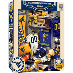 West Virginia Mountaineers - Locker Room 500 Piece Jigsaw Puzzle (ONLINE ORDER ONLY)