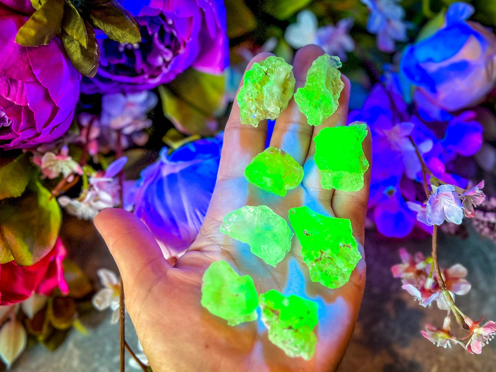 Hyalite Opal, also known as Kryptonite, Water Opal, Water Stone, Fluorescent Minerals (ONLINE ORDER ONLY)