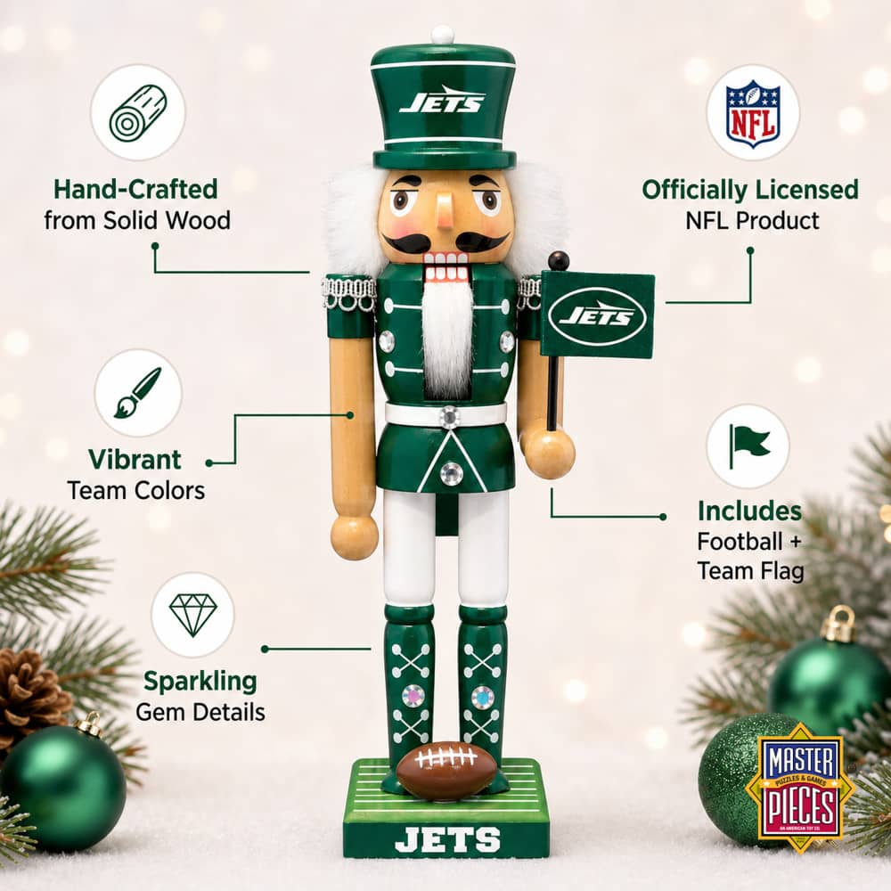New York Jets - Collectible Nutcracker