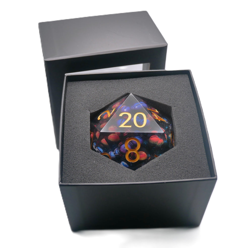 Hydra's Eyes | Table Smasher D20 Moving Eye DnD Dice | Acrylic RPG Gaming Dice (ONLINE ORDER ONLY)