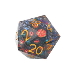 Hydra's Eyes | Table Smasher D20 Moving Eye DnD Dice | Acrylic RPG Gaming Dice (ONLINE ORDER ONLY)