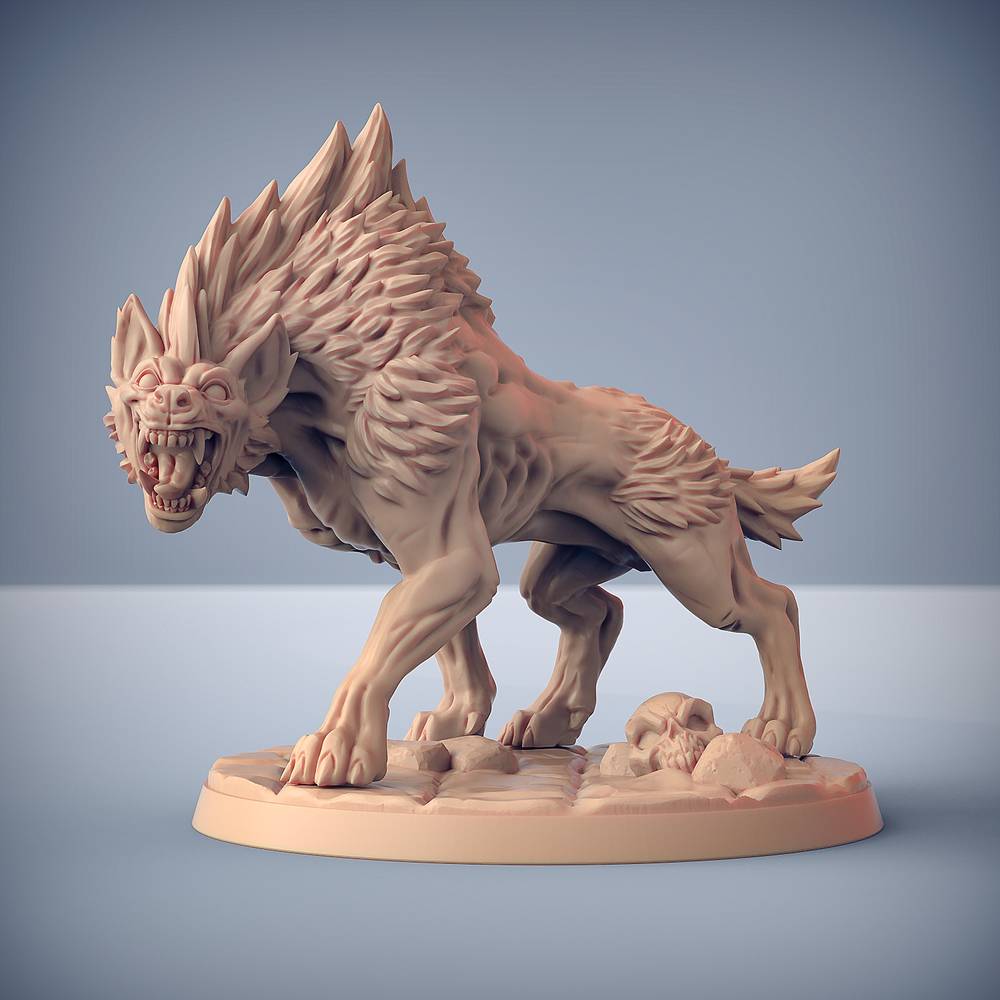 3D Printed Artisan Guild Hyenafiend Riders Bonegnasher Gnolls 28mm 32mm (Online Only)