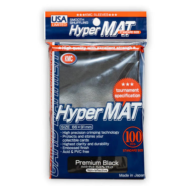 KMC Sleeves Hyper Mat Premium Black