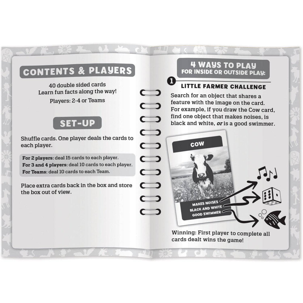 Old MacDonald's Farm - Scavenger Hunt Card Game (ONLINE ORDER ONLY)