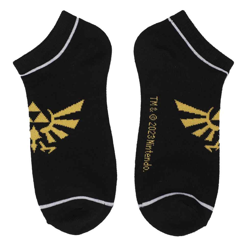 Hyrule Crest (The Legend of Zelda) Ladies Ankle Socks 5 Pair Set (Online Order Only)