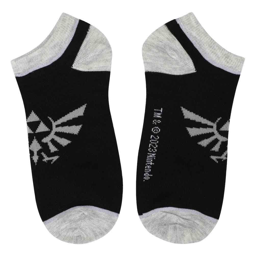 Hyrule Crest (The Legend of Zelda) Ladies Ankle Socks 5 Pair Set (Online Order Only)