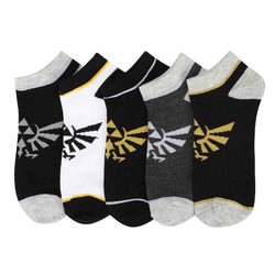Hyrule Crest (The Legend of Zelda) Ladies Ankle Socks 5 Pair Set (Online Order Only)