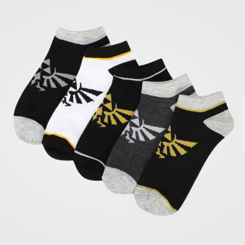 Hyrule Crest (The Legend of Zelda) Ladies Ankle Socks 5 Pair Set (Online Order Only)