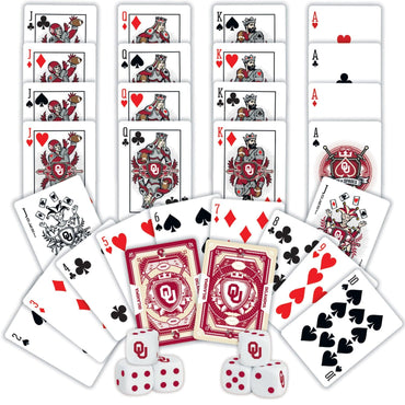 Oklahoma Sooners - 2-Pack Playing Cards & Dice Set (ONLINE ORDER ONLY)