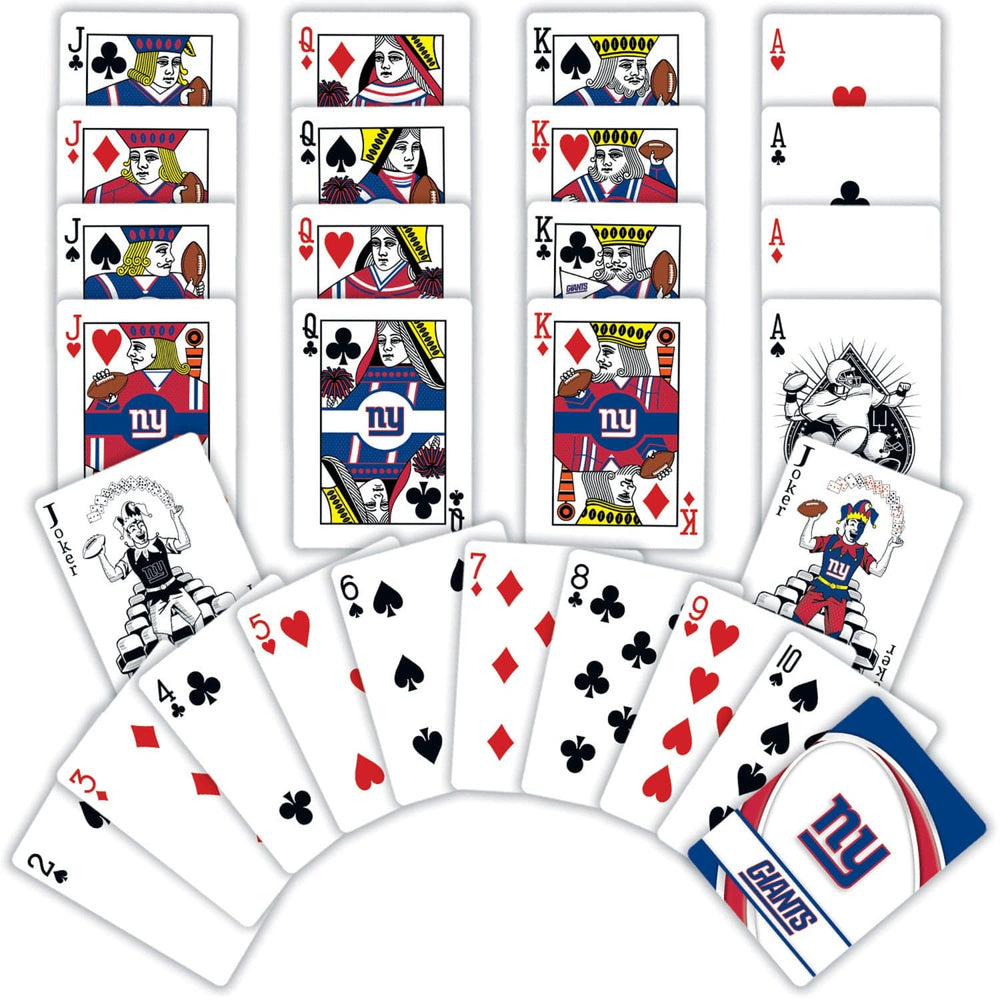 New York Giants Playing Cards - 54 Card Deck (ONLINE ORDER ONLY)