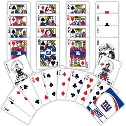 New York Giants Playing Cards - 54 Card Deck (ONLINE ORDER ONLY)