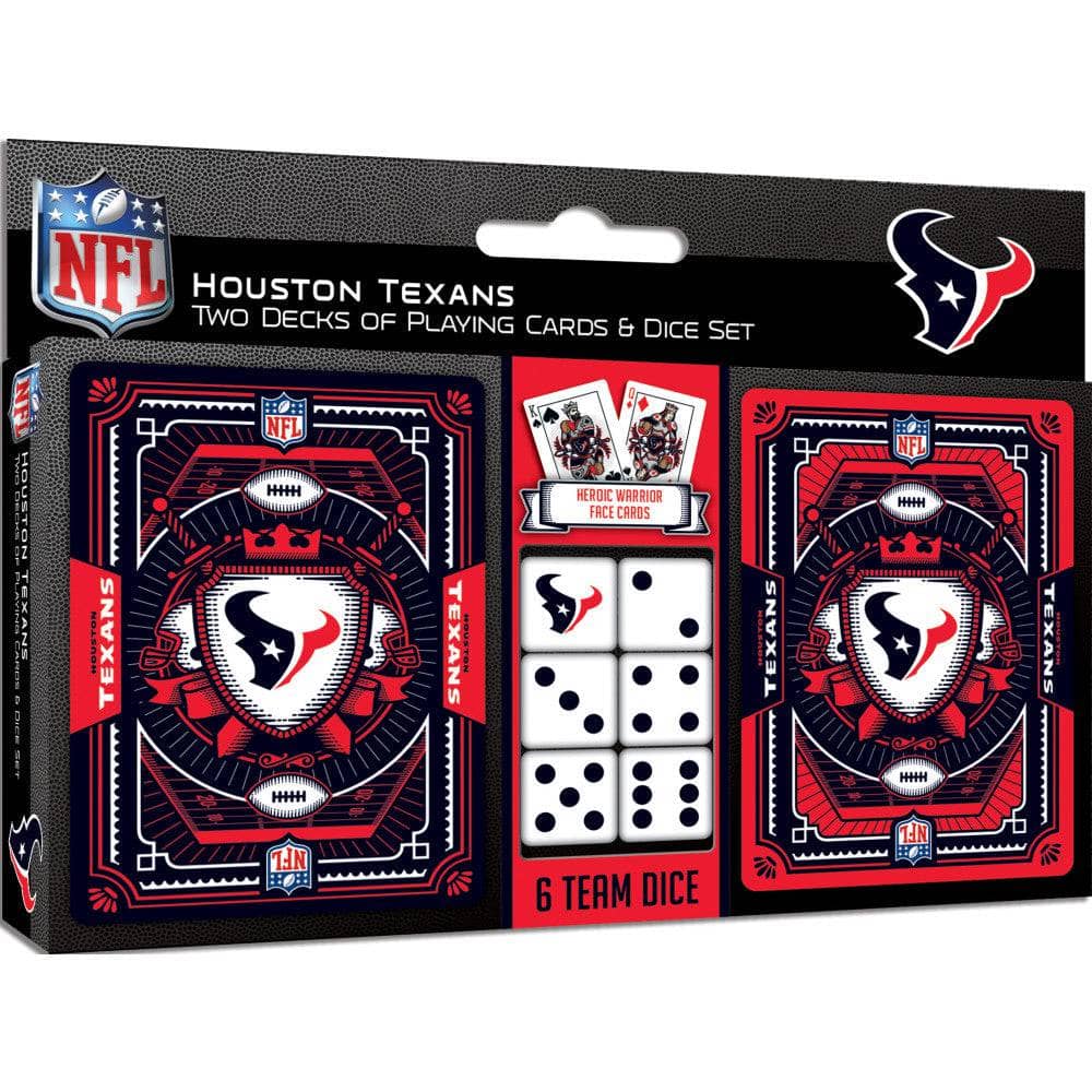 Houston Texans - 2-Pack Playing Cards & Dice Set (ONLINE ORDER ONLY)