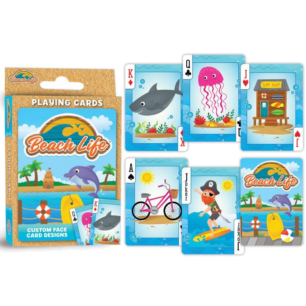 Beach Life Playing Cards - 54 Card Deck (ONLINE ORDER ONLY)