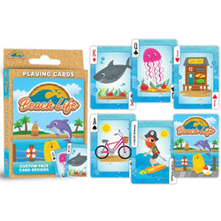 Beach Life Playing Cards - 54 Card Deck (ONLINE ORDER ONLY)