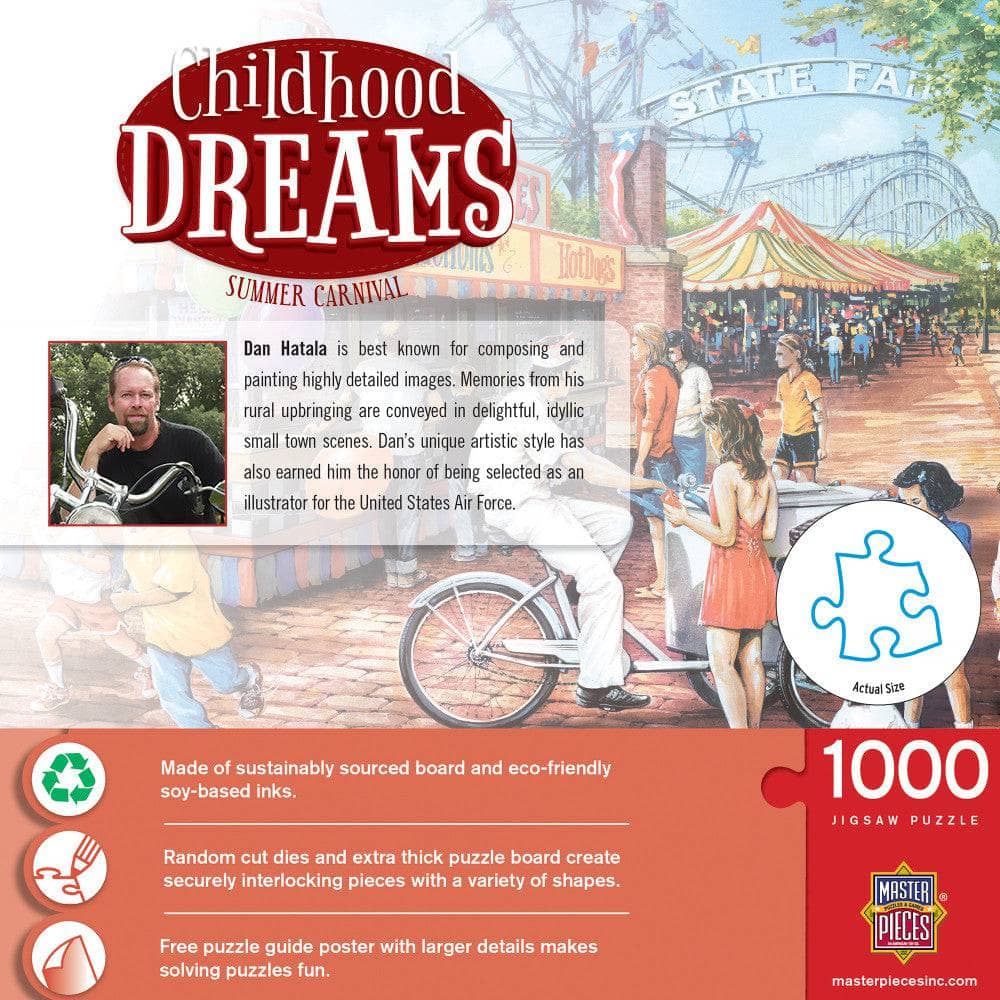 Childhood Dreams - Summer Carnival 1000 Piece Jigsaw Puzzle (ONLINE ORDER ONLY)