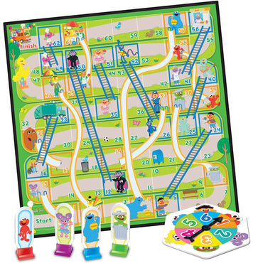 Sesame Street Playground Fun - Slides & Ladders Board Game (ONLINE ORDER ONLY)