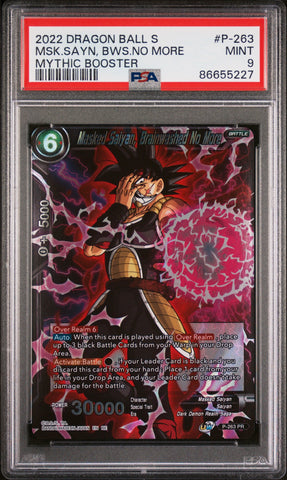 2022 DRAGON BALL SUPER MYTHIC BOOSTER MSK.SAYN, BWS.NO MORE #P-263 - PSA 9 (Online Order Only)