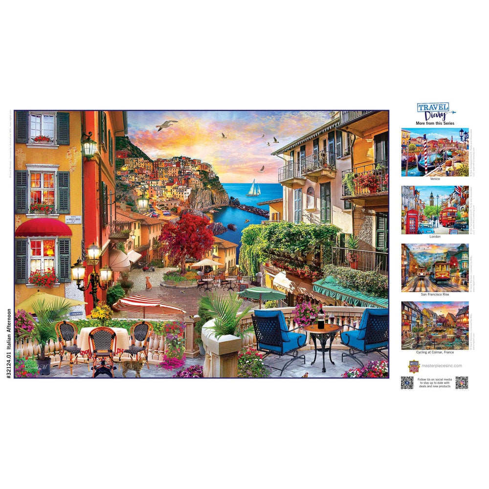 Travel Diary - Italian Afternoon 500 Piece Jigsaw Puzzle (ONLINE ORDER ONLY)